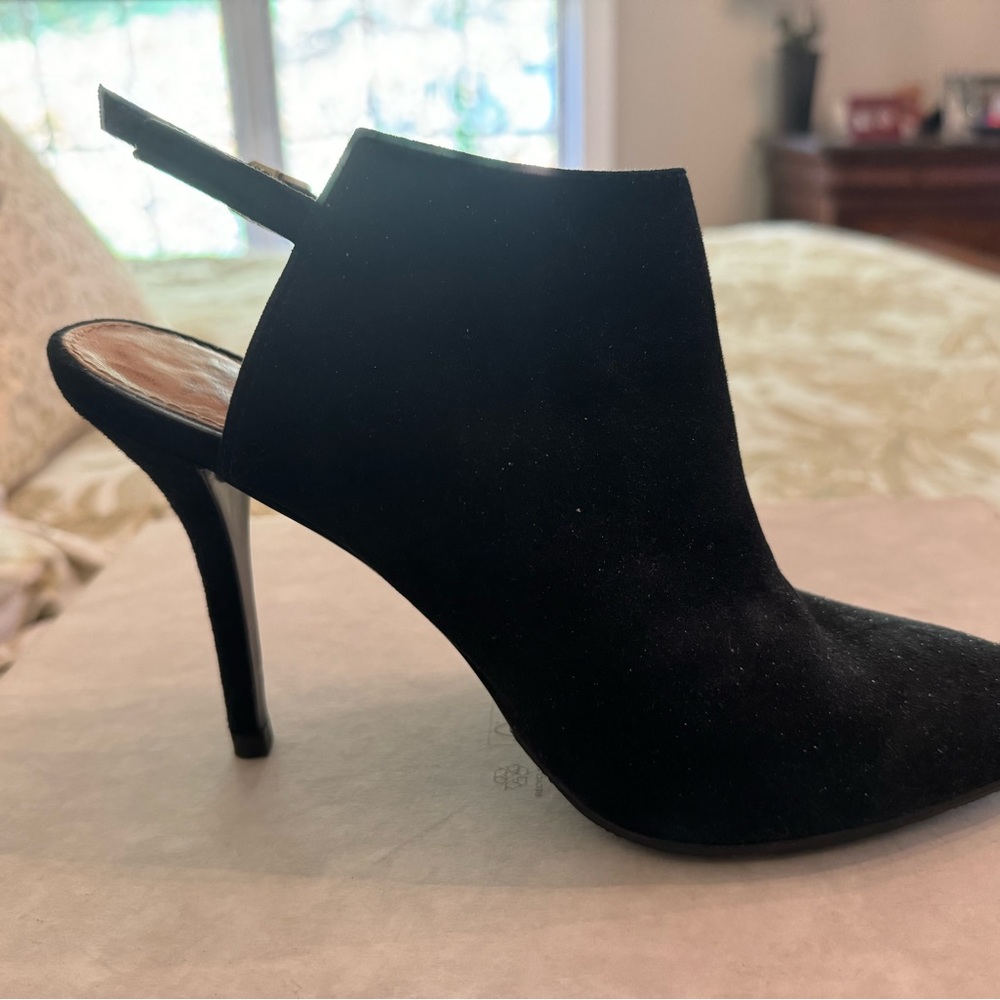 Vince Camuto open back booties - Picture 6 of 12